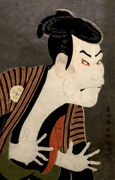 演员Otani Oniji II饰演Yakko Edobei 作者 Toshusai Sharaku